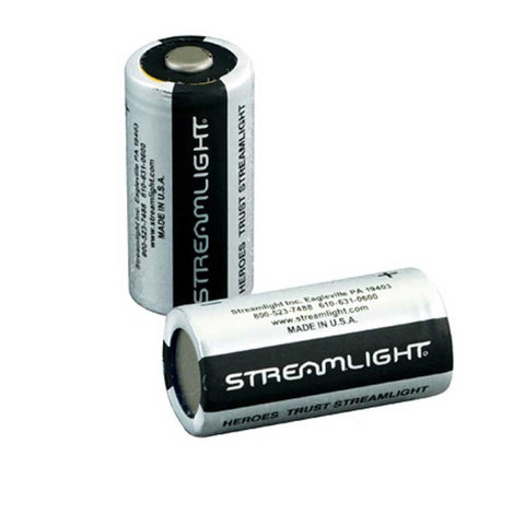 Streamlight -  CR123A 1400mAh 3V Lithium (LiMNO2) Batteries