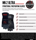 Vanguard MK-2 Ultra Structural Firefighting Gloves