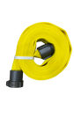 **Clearance** “FH” Snap Tite – Wildland Ultra Forestry Hose Yellow 1.5” NH x 25ft