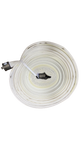 ***CLEARANCE*** Snap-Tite National 8F 1.5" x 100' White Mildew Treated c/w Quarter Turn Forestry Couplings