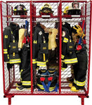 Free Standing Red Rack Gear Storage