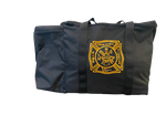 Turnout Gear Bag (Sportdura, Black) Silkscreen Generic Maltese Crest (Antique Gold)