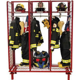 Free Standing Red Rack Gear Storage